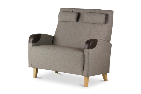 CLAUDIA sofa with upholstered armrests
